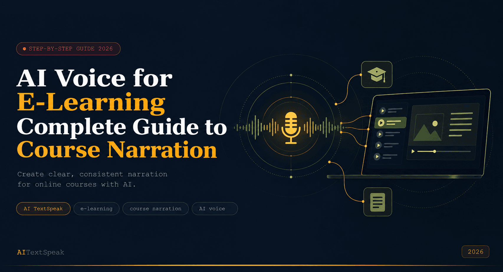 AI Voice for E-Learning: Complete Guide to Creating Course Narration