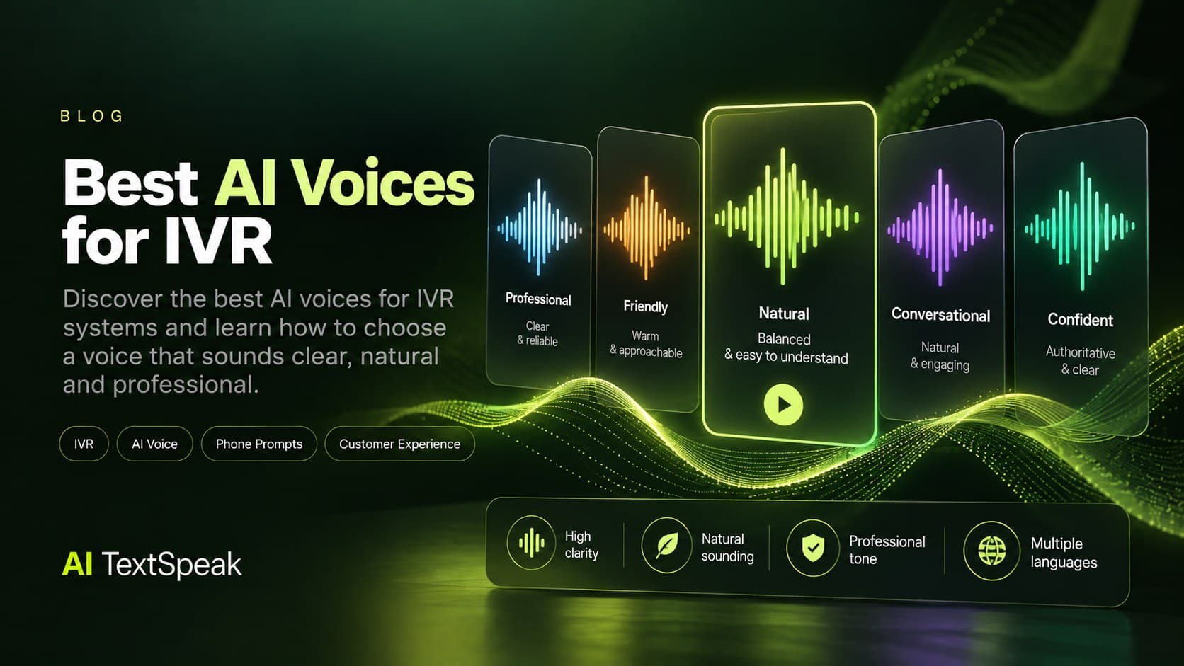 Best AI Voices for IVR