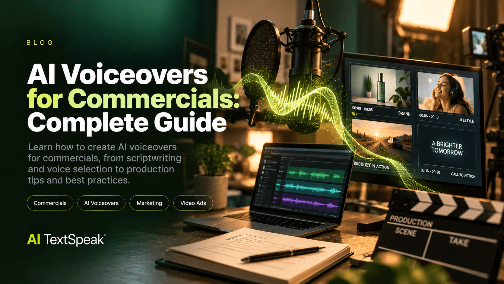 AI Voiceovers for Commercials: Complete Guide